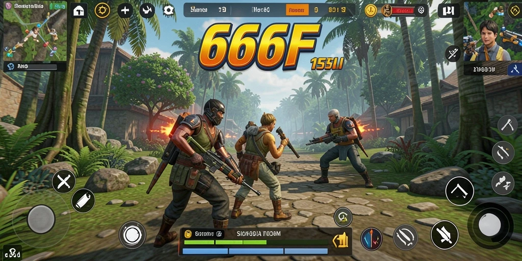 Tampilan gameplay menakjubkan dari 666F di lingkungan Simulation.