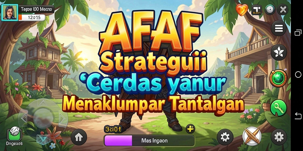 Screenshot gameplay AFAF dengan pertempuran strategi yang intens.
