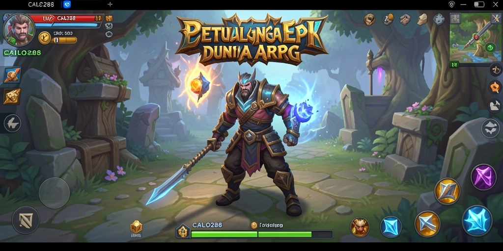 Screenshot gameplay CALO288 dengan aksi pertarungan yang intens.