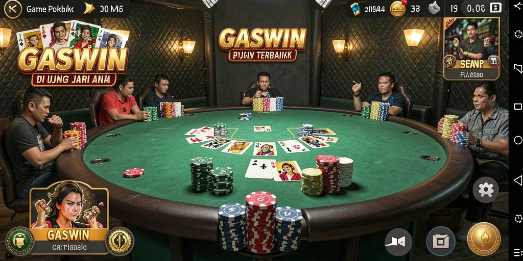Tampilan menarik dari gameplay GASWIN yang mendebarkan.