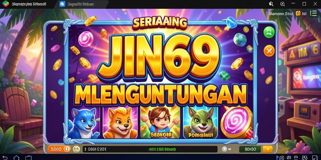 Tampilan gameplay yang menarik dari JIN69 dengan efek visual yang memukau.