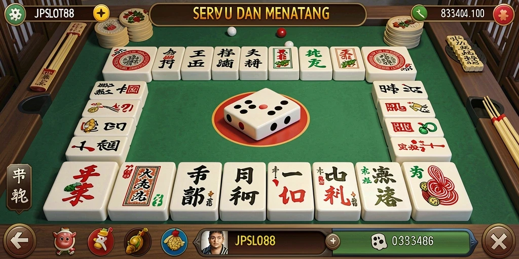Screenshot gameplay Mahjong yang menarik di JPSLOT88.