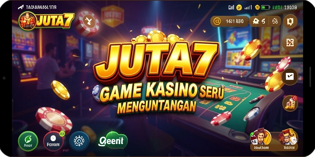 Tampilan gameplay seru dan menguntungkan di JUTA7.