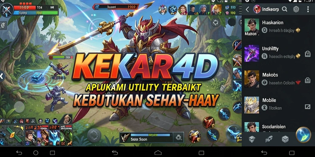 Tampilan antarmuka KEKAR4D yang intuitif dan fungsional.