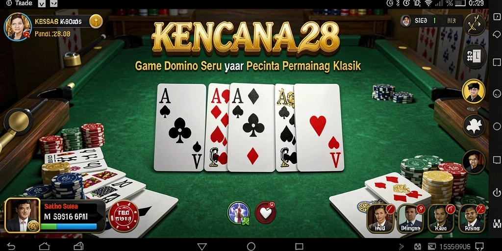 Tampilan gameplay seru dan menarik dari KENCANA28.