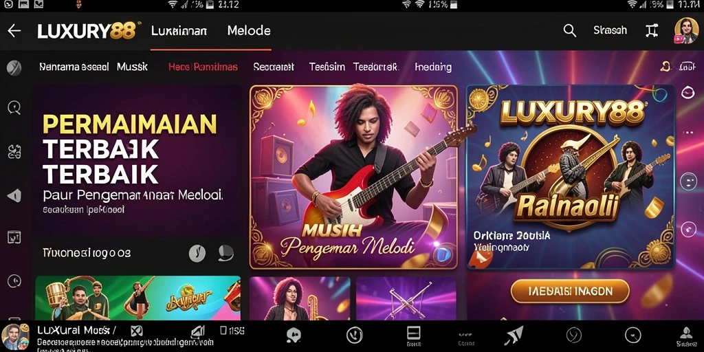 Tampilan screenshot gameplay LUXURY88 yang menarik dengan visual yang dinamis.