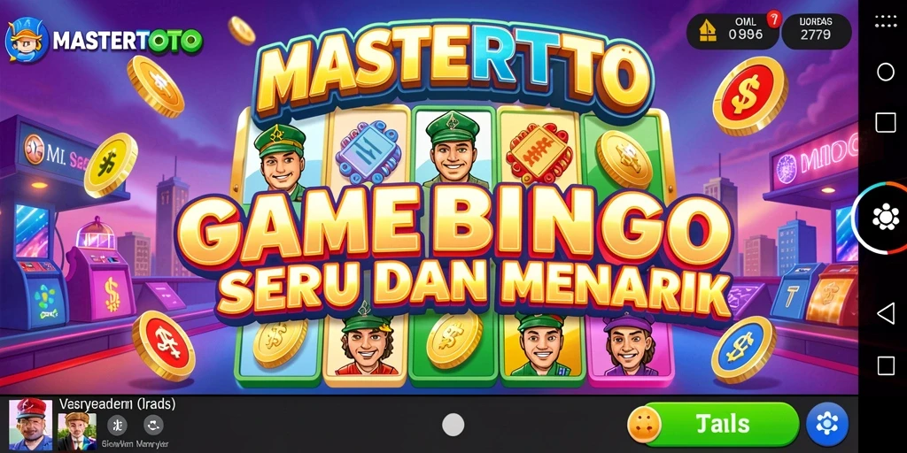 Tampilan gameplay MASTERTOTO yang seru dan dinamis.