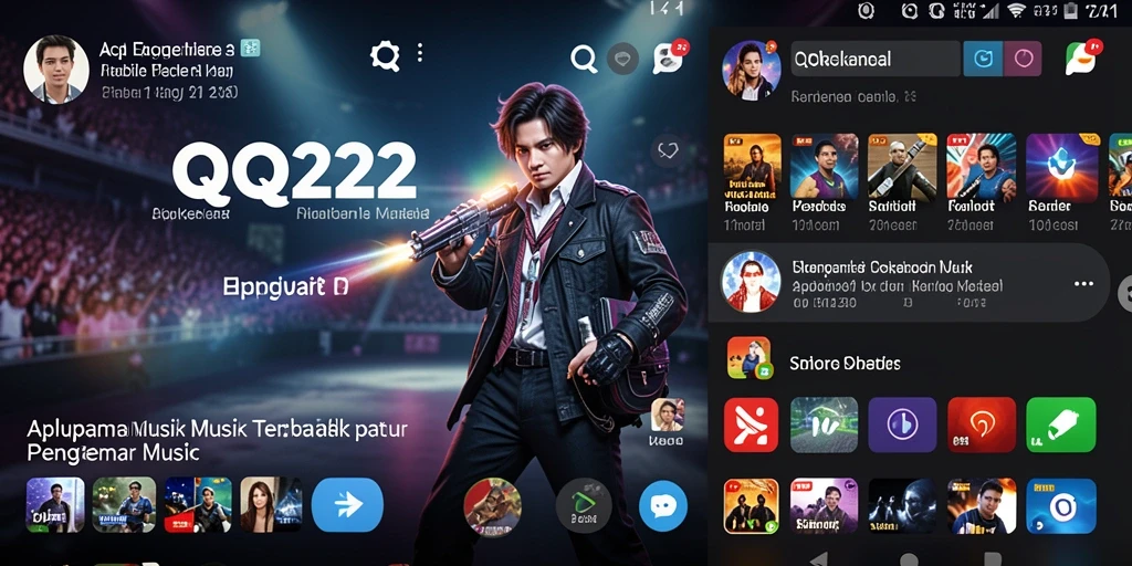 Tampilan gameplay QQ222 dengan fitur karaoke yang menarik.