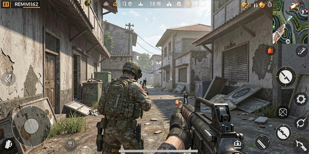Tampilan gameplay mendebarkan dalam REMI62, penuhi adrenalin Anda.