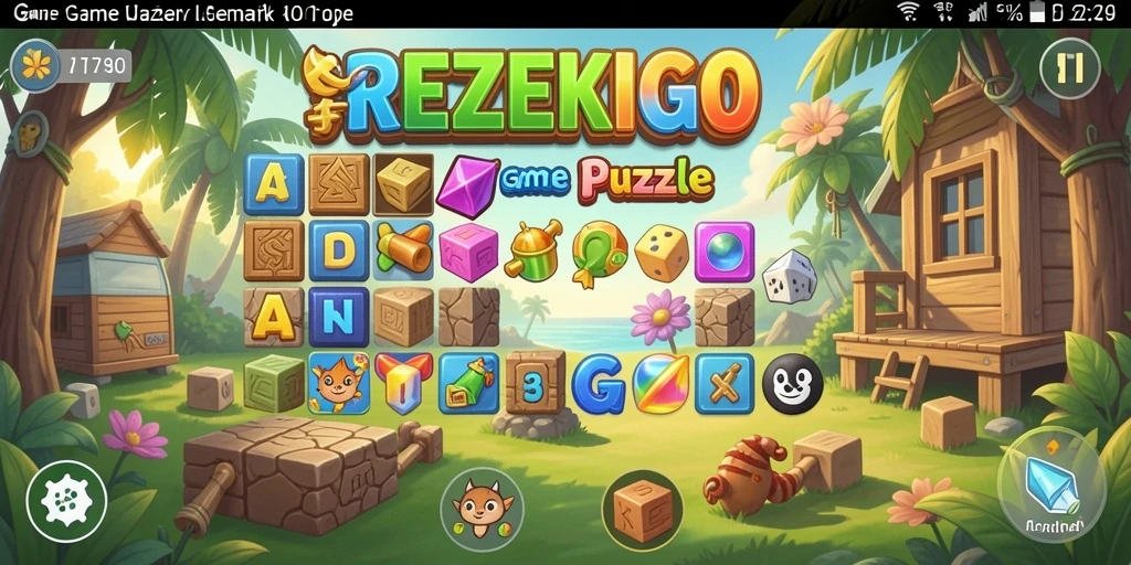 Tampilan gameplay <strong>REZEKIGO</strong> yang menantang dan seru di dalam puzzle.