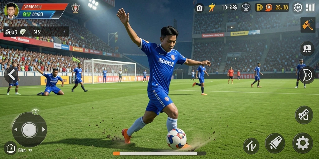 Tampilan gameplay RP55 yang seru dan kompetitif.