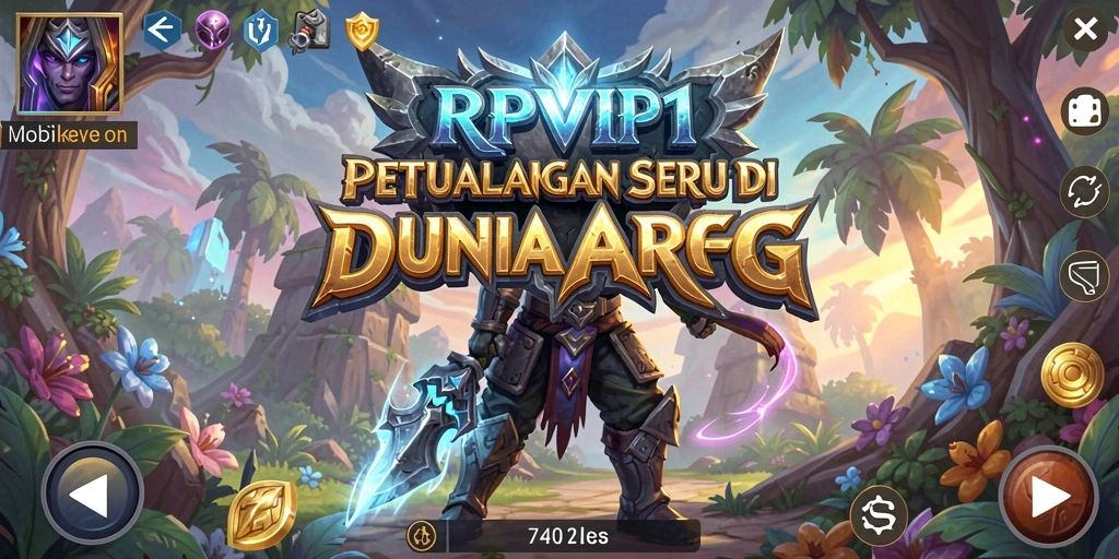 Screenshot utama RPVIP1 menampilkan aksi seru dalam gameplay ARPG.