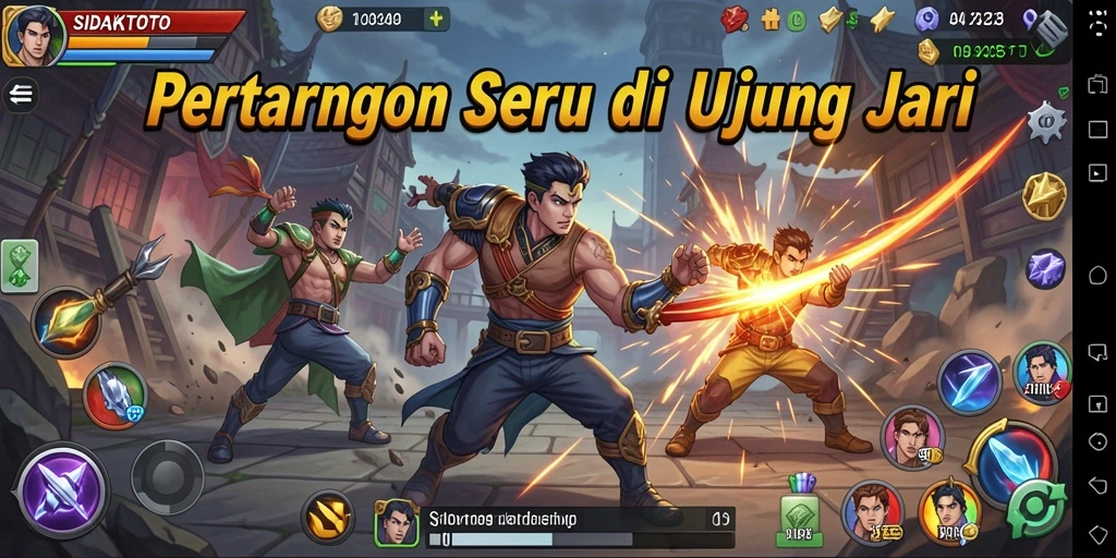 Tangkapan layar menunjukkan serunya pertarungan di SIDAKTOTO.