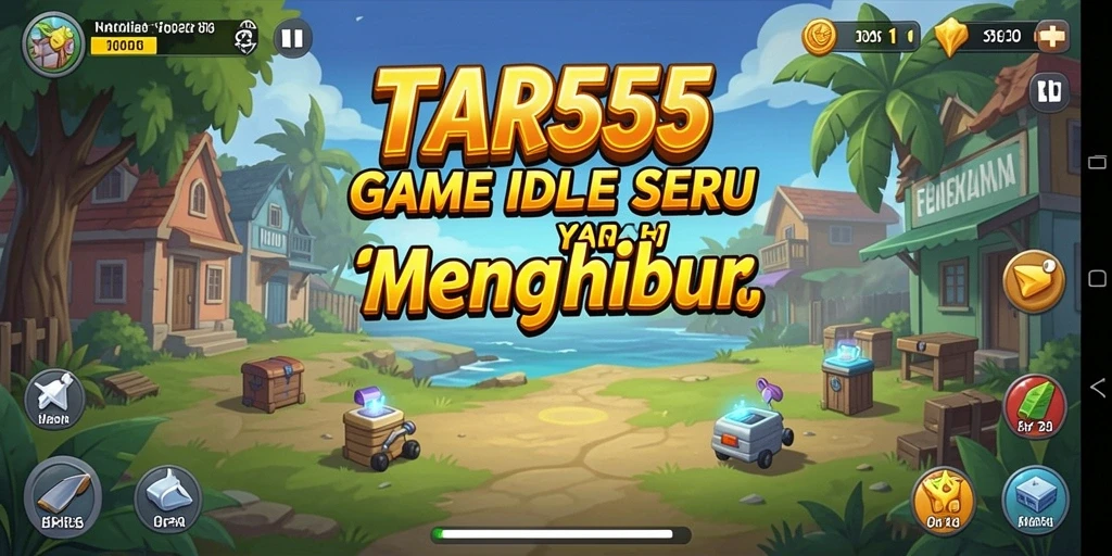 Screenshot TAR555 menampilkan gameplay Idle yang seru dan menarik.